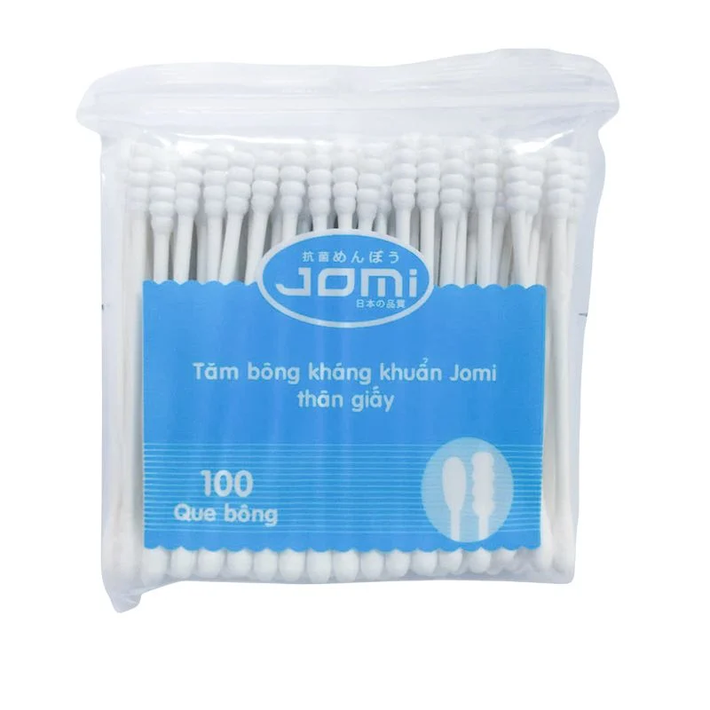 Tăm bông Jomi - Túi người lớn 100c 1 Tăm bông Jomi - Túi người lớn 100c