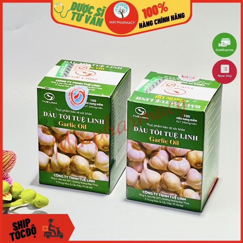Dầu tỏi TUỆ LINH 100 viên