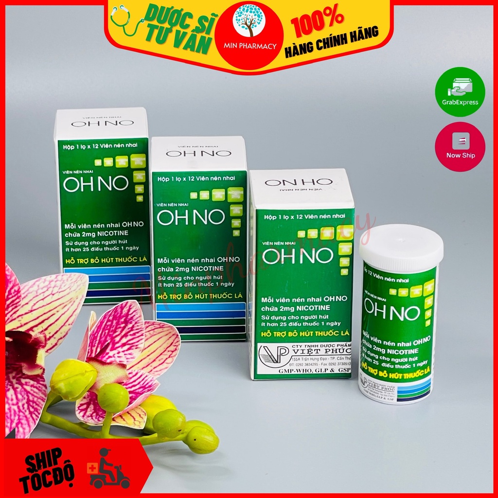 Viên Ohno cai thuốc lá (chai 12 viên)