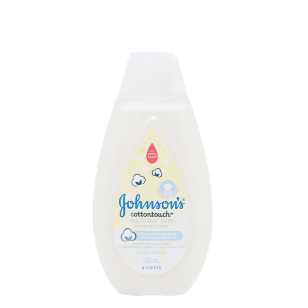 Sữa Tắm Gội Johnson's Trắng 200ml Top to Toe Trắng Làm Sạch Dịu Nhẹ Cho Bé 2 Sữa Tắm Gội Johnson's Trắng 200ml Top to Toe Trắng Làm Sạch Dịu Nhẹ Cho Bé - Ảnh 2