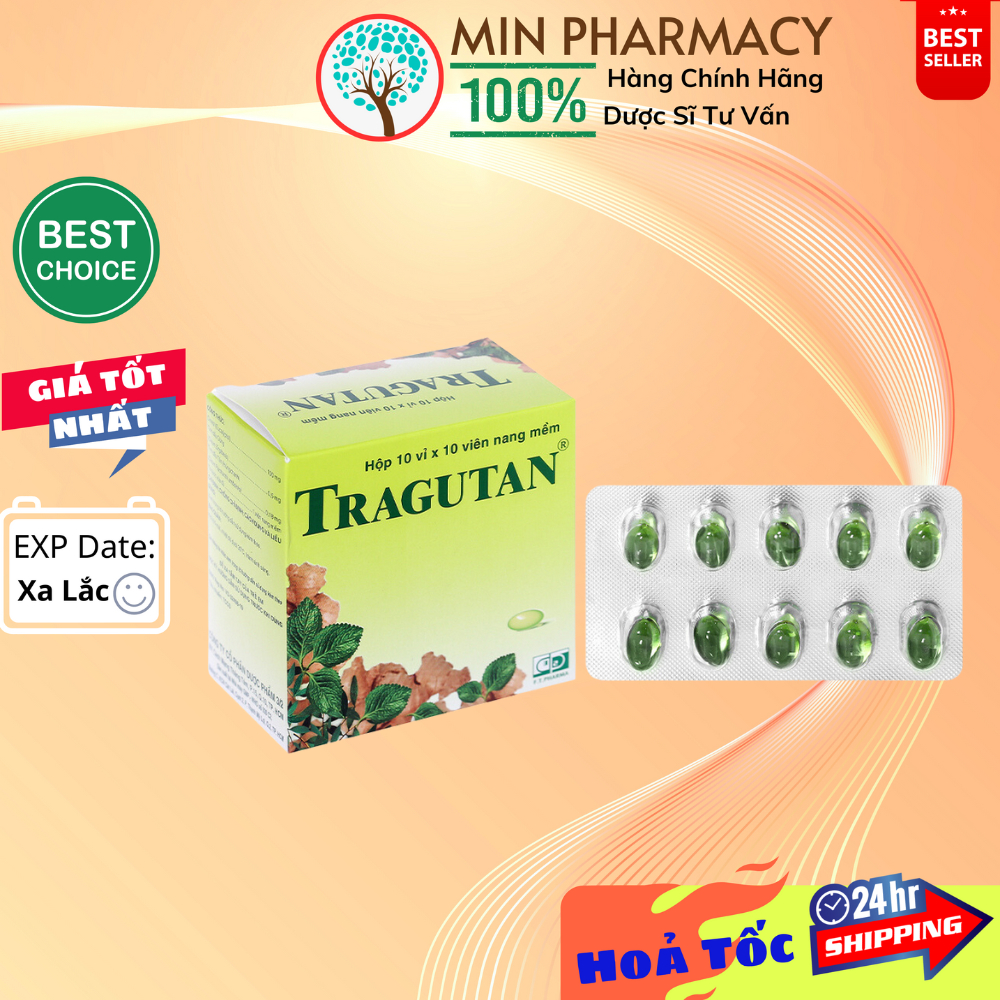 Viên tinh dầu Tragutan (10 vỉ x 10 viên) 2 Viên tinh dầu Tragutan (10 vỉ x 10 viên) - Ảnh 2