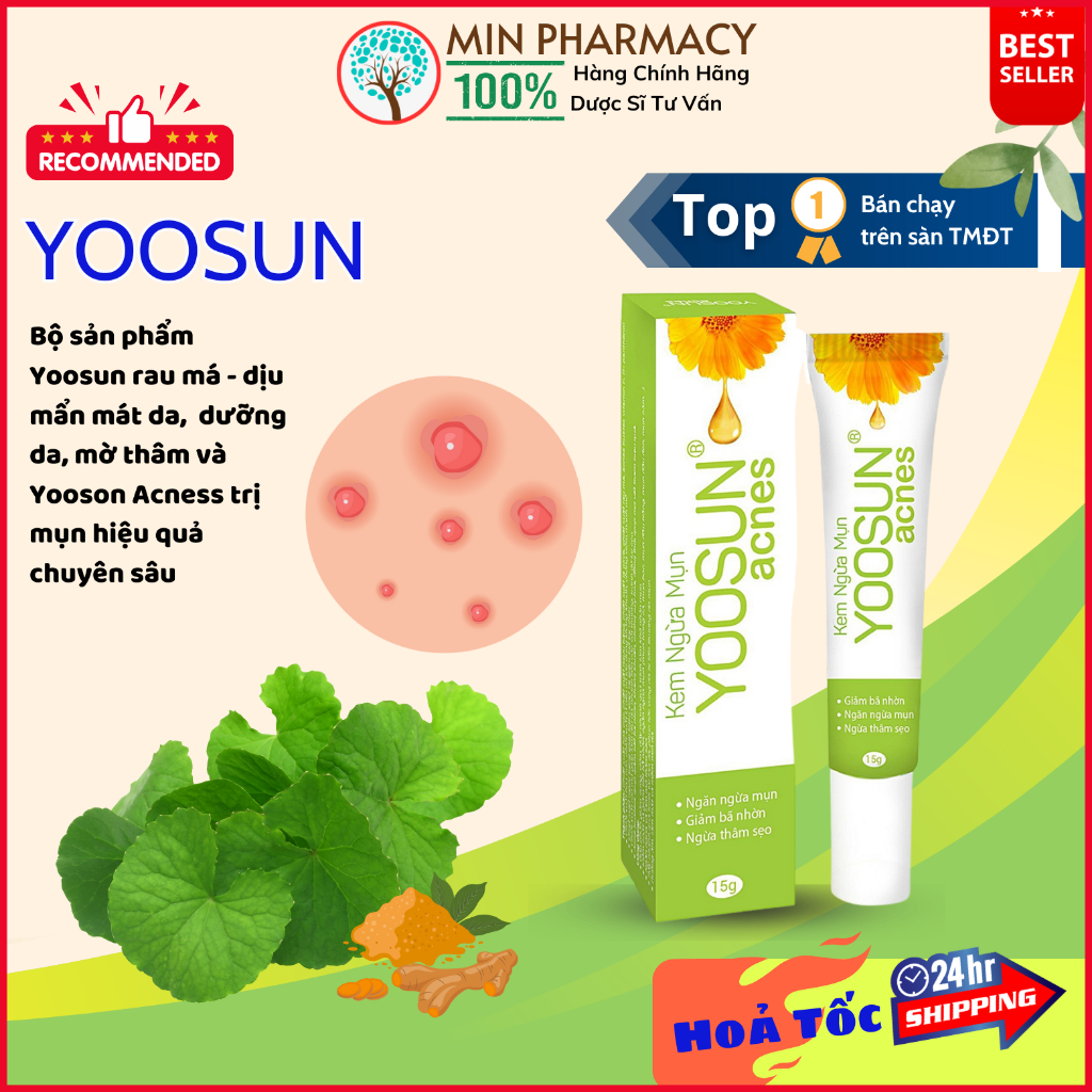 YOOSUN Acnes hỗ trợ điều trị mụn 15g - Yoosun acnes - Ảnh 2