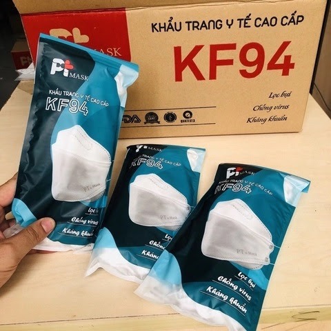 THÙNG 300 CÁI Khẩu trang 4 lớp KF94 cao cấp XS Pro, PT mask