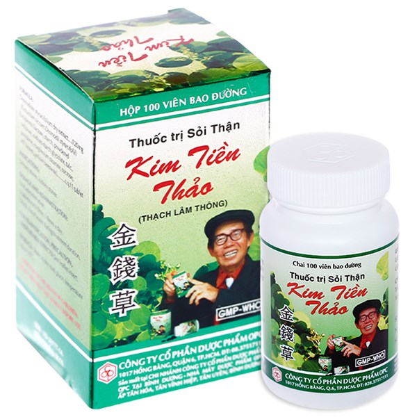 Kim tiền thảo OPC chai 100 viên - Viên bao đường 1 Kim tiền thảo OPC chai 100 viên - Viên bao đường