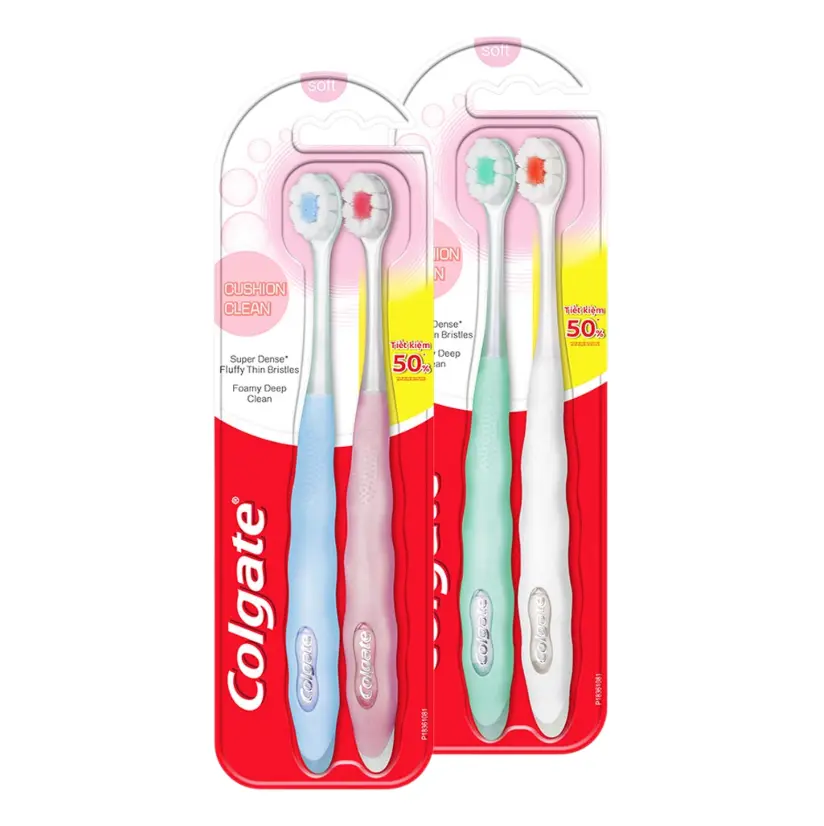 Bàn chải đánh răng Colgate - Bộ 2 cushion 3 Bàn chải đánh răng Colgate - Bộ 2 cushion - Ảnh 3