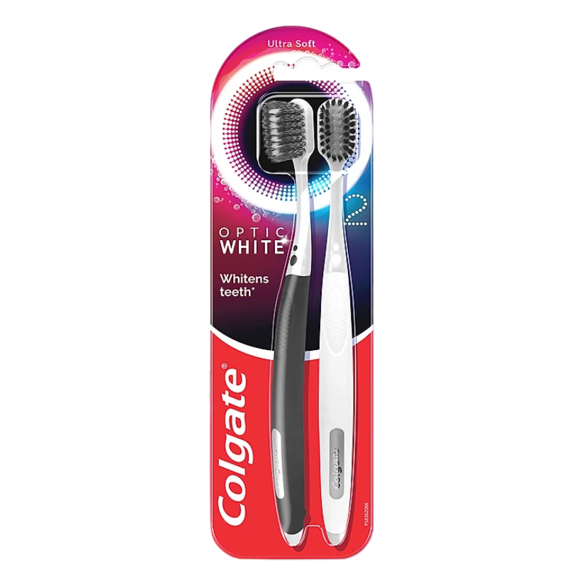 Bàn chải đánh răng Colgate - Bộ 2 optic white
