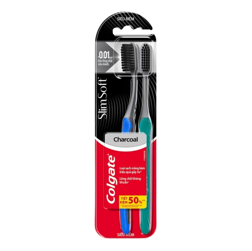 Bàn chải đánh răng Colgate - Bộ 2 than hoạt 1 Bàn chải đánh răng Colgate - Bộ 2 than hoạt
