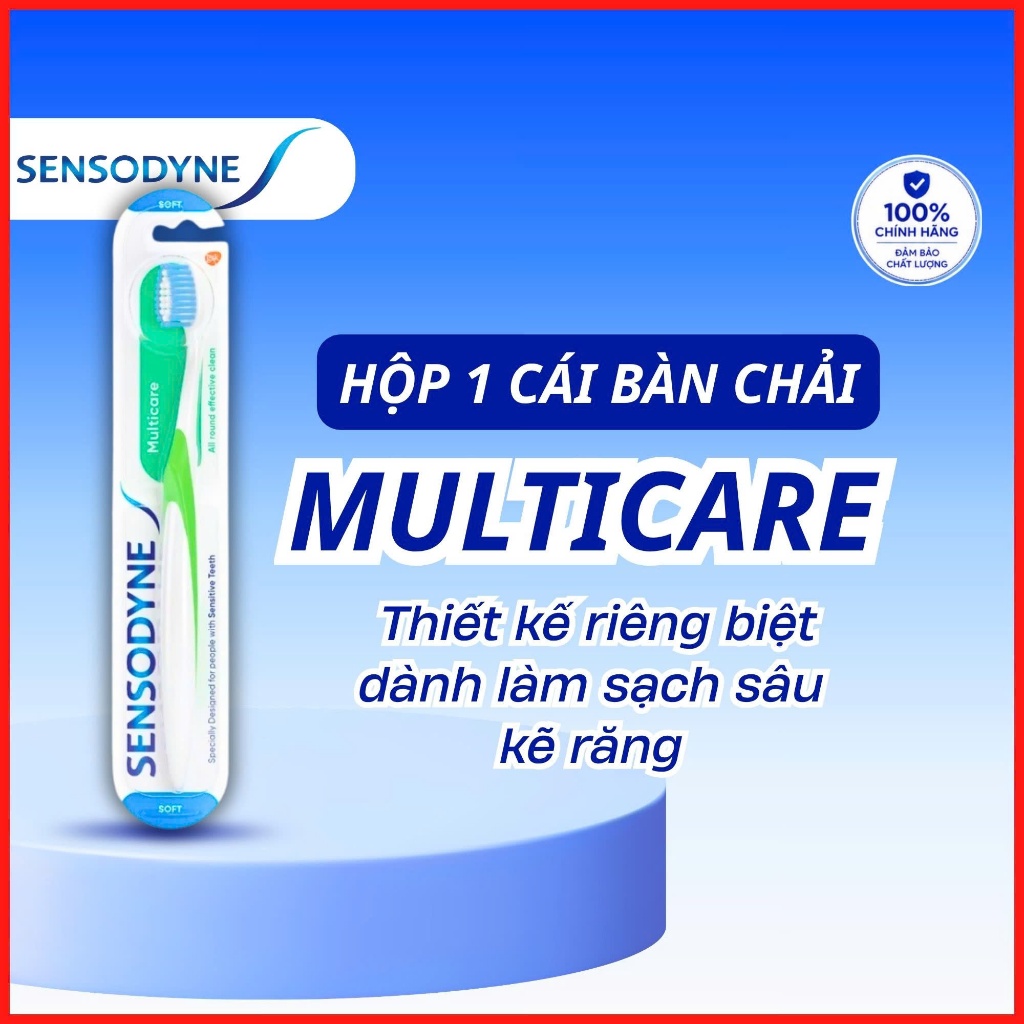 Bàn chải đánh răng SENSODYNE - Toàn diện Multicare 3 Bàn chải đánh răng SENSODYNE - Toàn diện Multicare - Ảnh 3