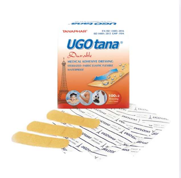 Băng Y Tế UGOTANA 1.9 x 7.2 cm Hộp 102 miếng 1 Băng Y Tế UGOTANA 1.9 x 7.2 cm Hộp 102 miếng