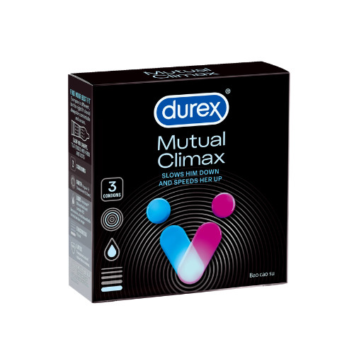 Bao Cao Su Durex Mutual Climax - Hộp 3 cái 4 Bao Cao Su Durex Mutual Climax - Hộp 3 cái - Ảnh 4