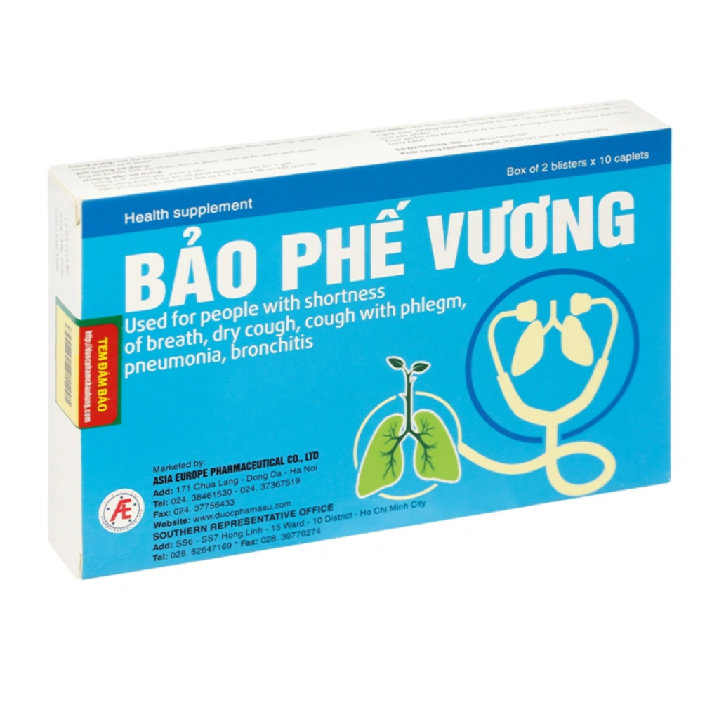 Bảo Phế Vương bổ phế hộp 20 viên