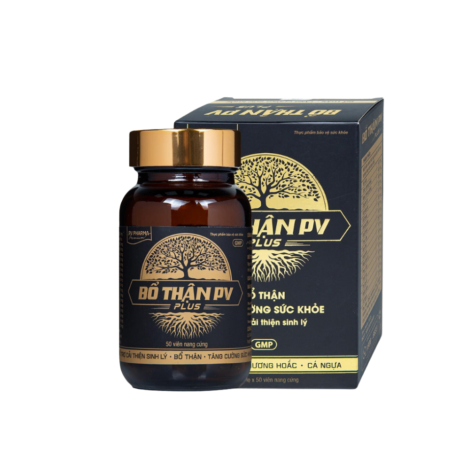 Bổ thận PV Plus chai 50 viên 1 Bổ thận PV Plus chai 50 viên