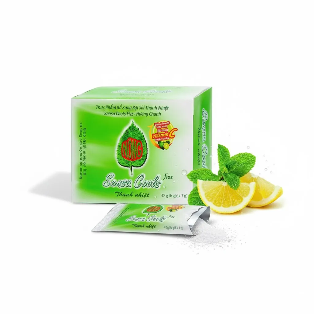 Bột Sủi Sensa Cools Hộp 6 Gói Hỗ Trợ Giảm Triệu Chứng Cảm Lạnh, Viêm Họng 2 Bột Sủi Sensa Cools Hộp 6 Gói Hỗ Trợ Giảm Triệu Chứng Cảm Lạnh, Viêm Họng - Ảnh 2