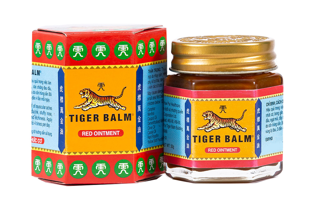 Cao dán/ Dầu cù là TIGER BALM - Cù là đỏ 30g 1 Cao dán/ Dầu cù là TIGER BALM - Cù là đỏ 30g