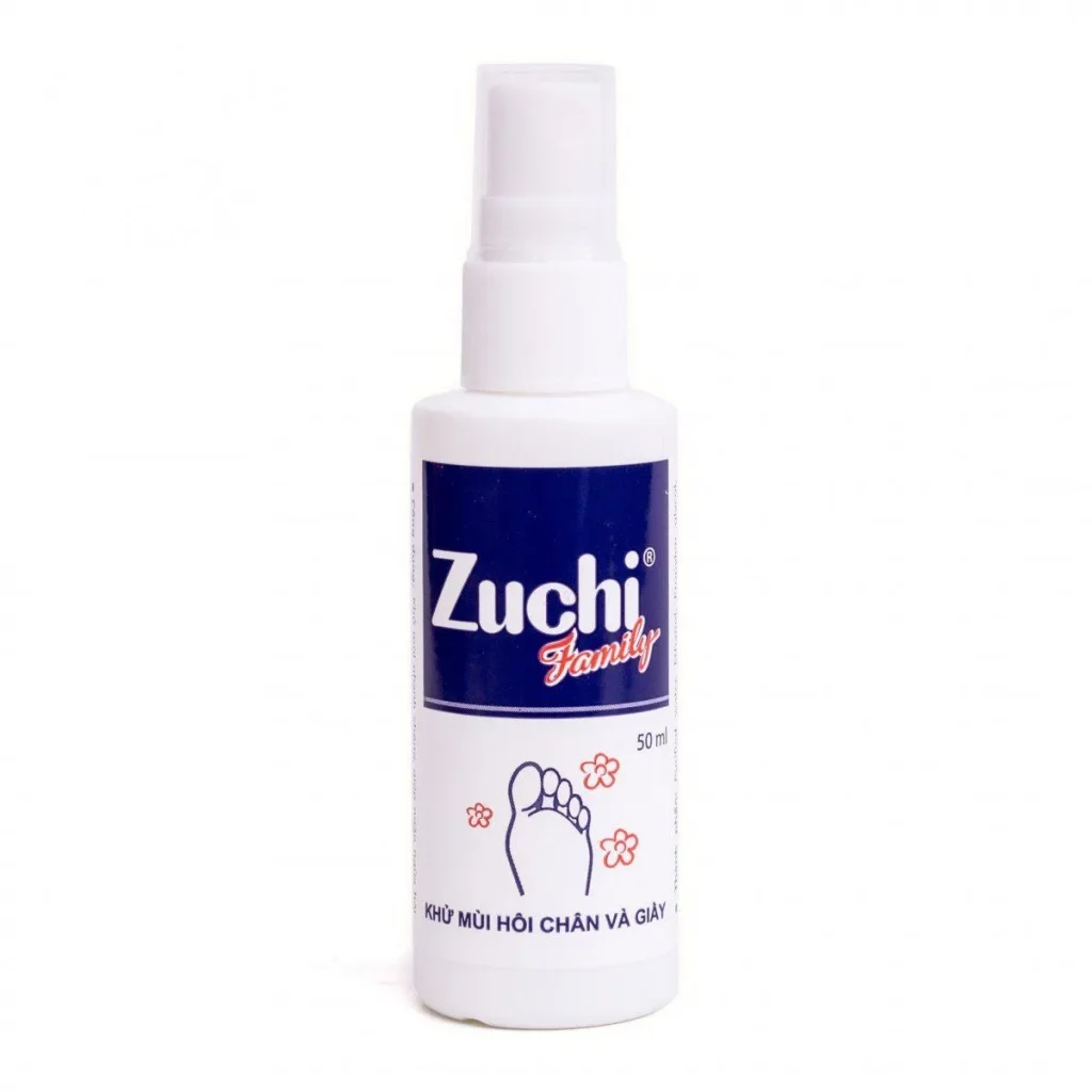 Chai xịt Zuchi Family Hoa Linh hỗ trợ khử mùi hôi chân và giày (chai 50ml) 2 Chai xịt Zuchi Family Hoa Linh hỗ trợ khử mùi hôi chân và giày (chai 50ml) - Ảnh 2