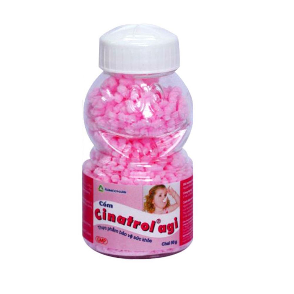 Cốm tiêu hóa CINATROL AGI Chai 50g - Cốm hồng 2 Cốm tiêu hóa CINATROL AGI Chai 50g - Cốm hồng - Ảnh 2