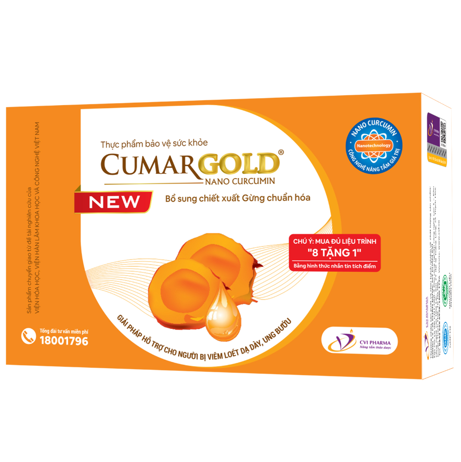 Cumargold New Bảo vệ dạ dày (Hộp 30 viên) 1 Cumargold New Bảo vệ dạ dày (Hộp 30 viên)