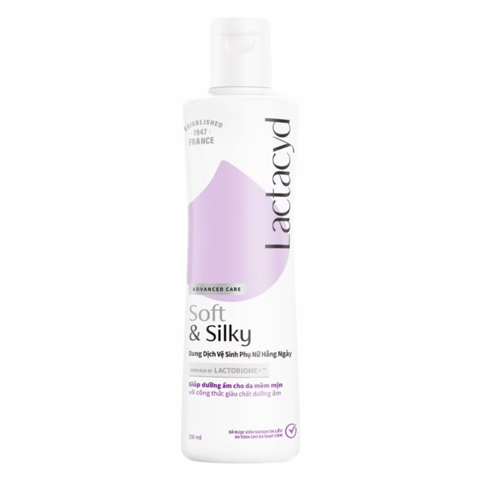 DDVS Lactacyd Soft & Silky 250ml Làm Sạch Dịu Nhẹ Dưỡng Ẩm Vùng Kín Phụ Nữ 1 DDVS Lactacyd Soft & Silky 250ml Làm Sạch Dịu Nhẹ Dưỡng Ẩm Vùng Kín Phụ Nữ