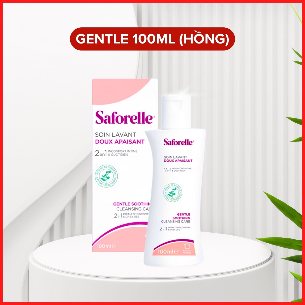 DDVS Saforelle Gentle 100ml Pháp Dịu Nhẹ Cho Vùng Kín Phụ Nữ 3 DDVS Saforelle Gentle 100ml Pháp Dịu Nhẹ Cho Vùng Kín Phụ Nữ - Ảnh 3