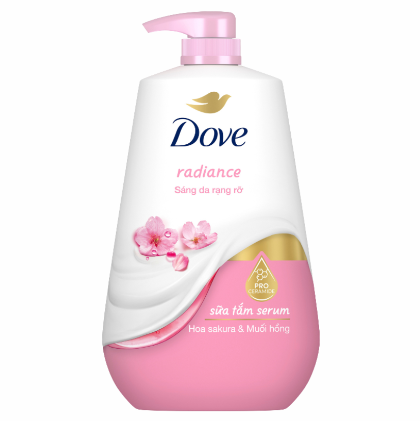 DOVE Sữa Tắm Serum Hương Hoa Muối Hồng 500G 3 DOVE Sữa Tắm Serum Hương Hoa Muối Hồng 500G - Ảnh 3
