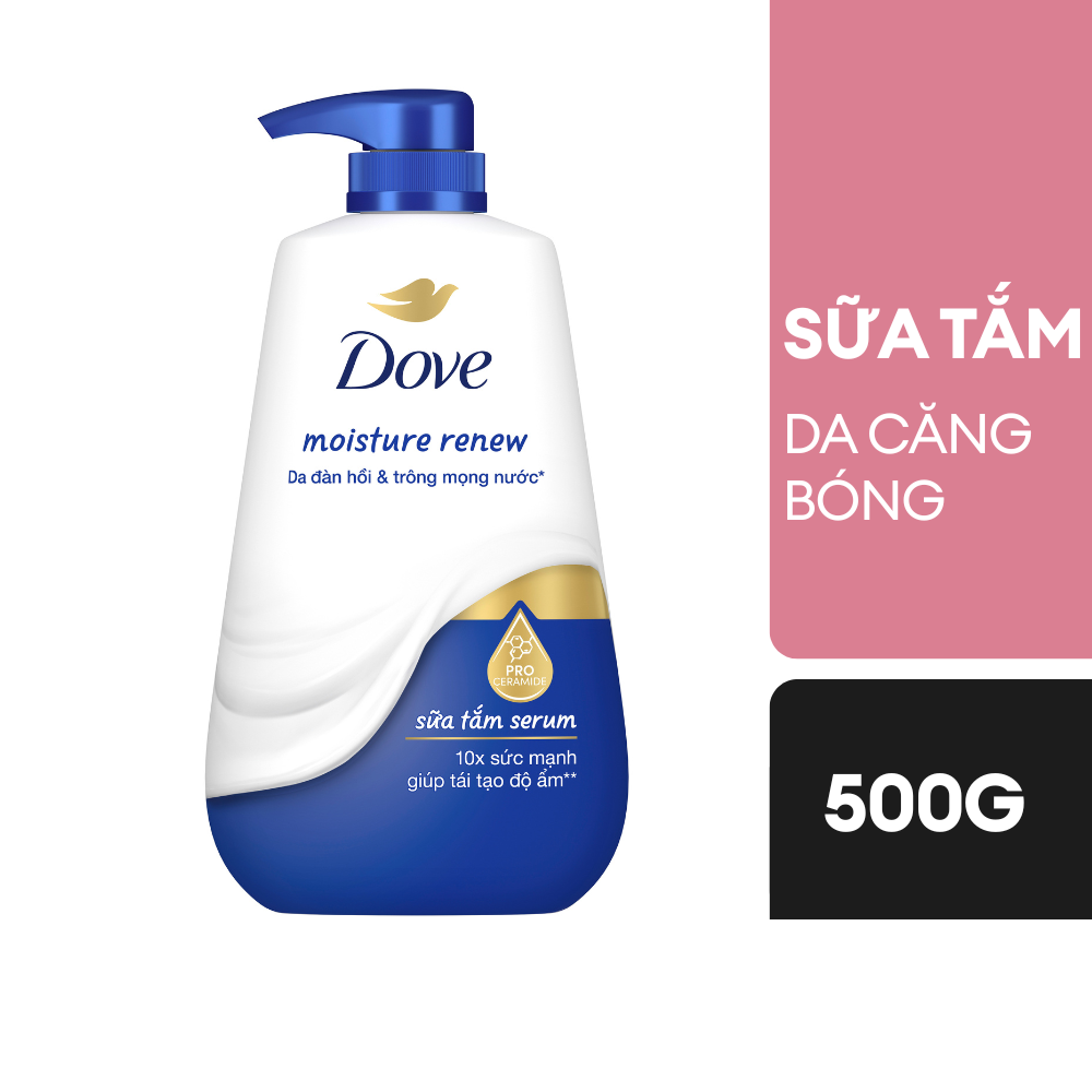 DOVE Sữa Tắm Serum Tái Tạo Độ Ẩm 500G 2 DOVE Sữa Tắm Serum Tái Tạo Độ Ẩm 500G - Ảnh 2