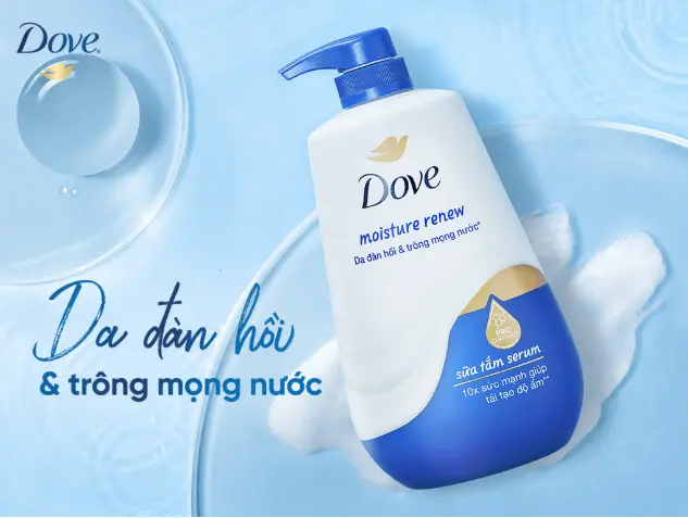 DOVE Sữa Tắm Serum Tái Tạo Độ Ẩm 500G 3 DOVE Sữa Tắm Serum Tái Tạo Độ Ẩm 500G - Ảnh 3