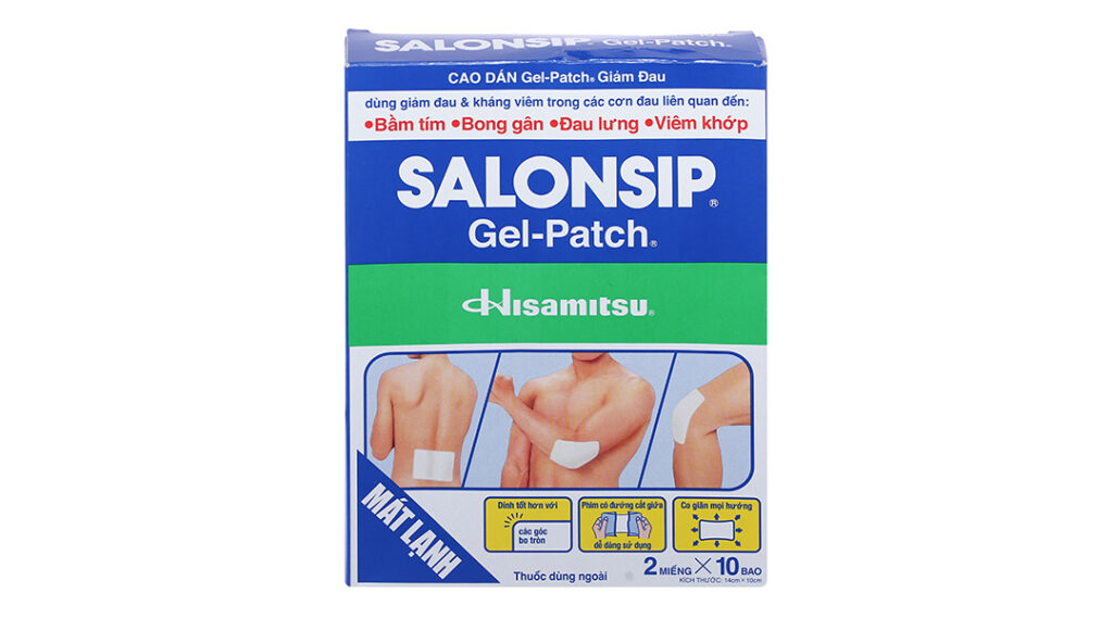 Dán SALONSIP Gel-Patch (Bao 2 miếng) 2 Dán SALONSIP Gel-Patch (Bao 2 miếng) - Ảnh 2