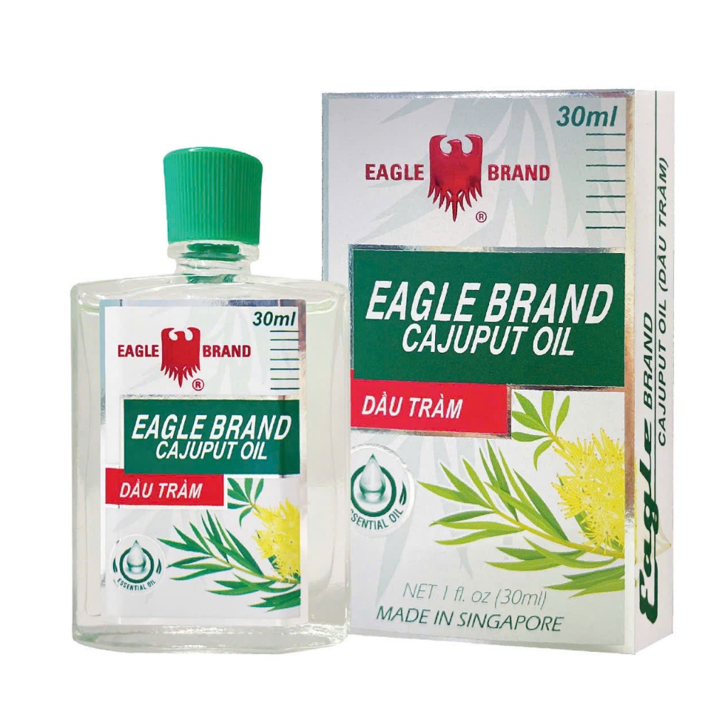 Dầu Con Ó Mỹ 2 nắp Eagle Brand Eucalyptus Oil - Dầu tràm 30ml 2 Dầu Con Ó Mỹ 2 nắp Eagle Brand Eucalyptus Oil - Dầu tràm 30ml - Ảnh 2