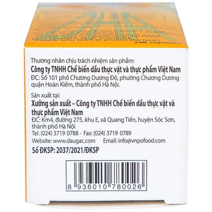 Dầu gấc Vinaga DHA 100 viên Hỗ Trợ Tăng Cường Thị Lực, Chống Oxy Hóa 3 Dầu gấc Vinaga DHA 100 viên Hỗ Trợ Tăng Cường Thị Lực, Chống Oxy Hóa - Ảnh 3