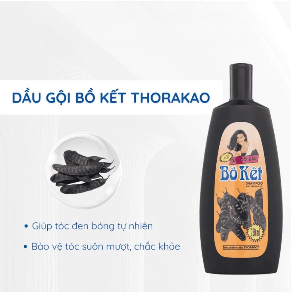 Dầu Gội Bồ Kết Thorakao 750ml hỗ trợ làm sạch tóc và da đầu 4 Dầu Gội Bồ Kết Thorakao 750ml hỗ trợ làm sạch tóc và da đầu - Ảnh 4