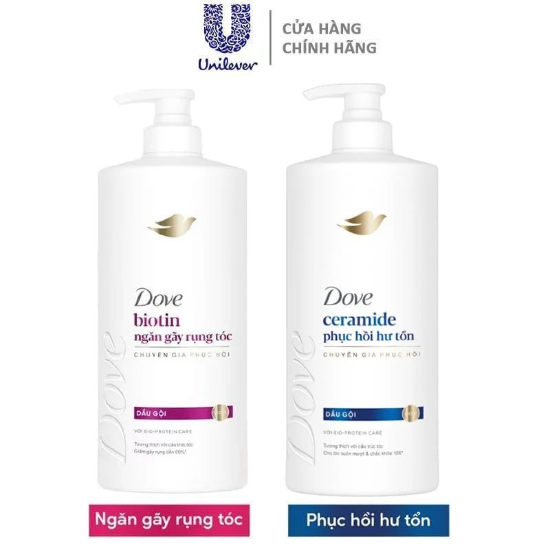 Dầu Gội Dove - Biotin 640g 3 Dầu Gội Dove - Biotin 640g - Ảnh 3