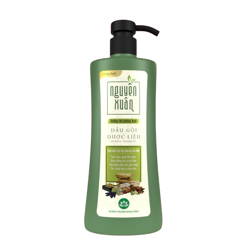 Dầu Gội Dược liệu NGUYÊN XUÂN - Hương bưởi 450ml vòi 1 Dầu Gội Dược liệu NGUYÊN XUÂN - Hương bưởi 450ml vòi