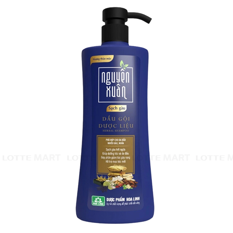 Dầu Gội Dược liệu NGUYÊN XUÂN - Sạch gàu 450ml vòi 2 Dầu Gội Dược liệu NGUYÊN XUÂN - Sạch gàu 450ml vòi - Ảnh 2