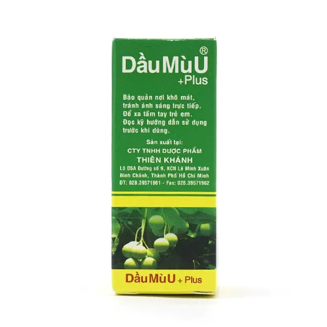 Dầu Mù U Thiên Khánh 12ml Làm Mềm Da, Hỗ Trợ Giảm Khô Nứt Nẻ 4 Dầu Mù U Thiên Khánh 12ml Làm Mềm Da, Hỗ Trợ Giảm Khô Nứt Nẻ - Ảnh 4