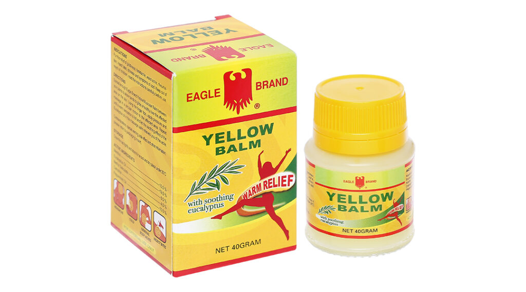 Dầu cù là con ó vàng Eagle yellow balm 40g 1 Dầu cù là con ó vàng Eagle yellow balm 40g