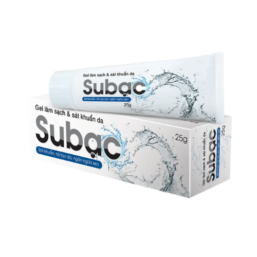 Gel Su Bạc Làm Sạch Sát Khuẩn Da 25g 1 Gel Su Bạc Làm Sạch Sát Khuẩn Da 25g
