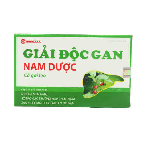 Giải độc gan Nam Dược Hộp 30 viên nang 3 Giải độc gan Nam Dược Hộp 30 viên nang - Ảnh 3