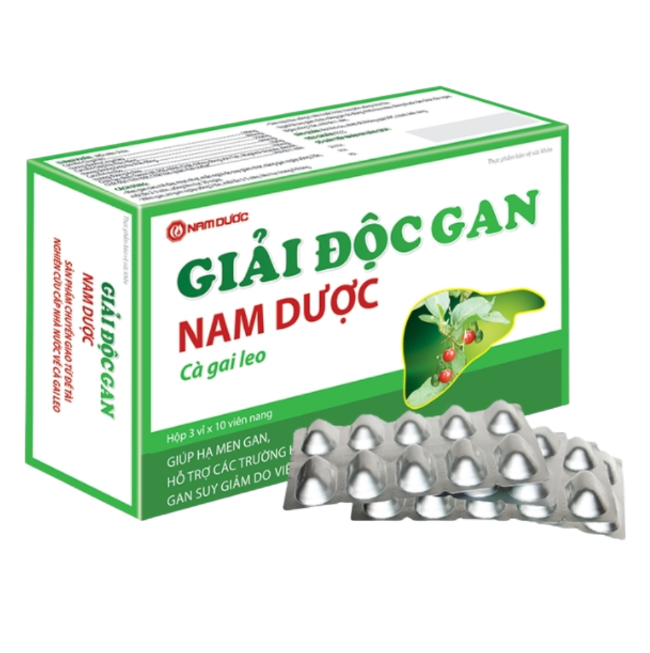 Giải độc gan Nam Dược Hộp 30 viên nang 2 Giải độc gan Nam Dược Hộp 30 viên nang - Ảnh 2