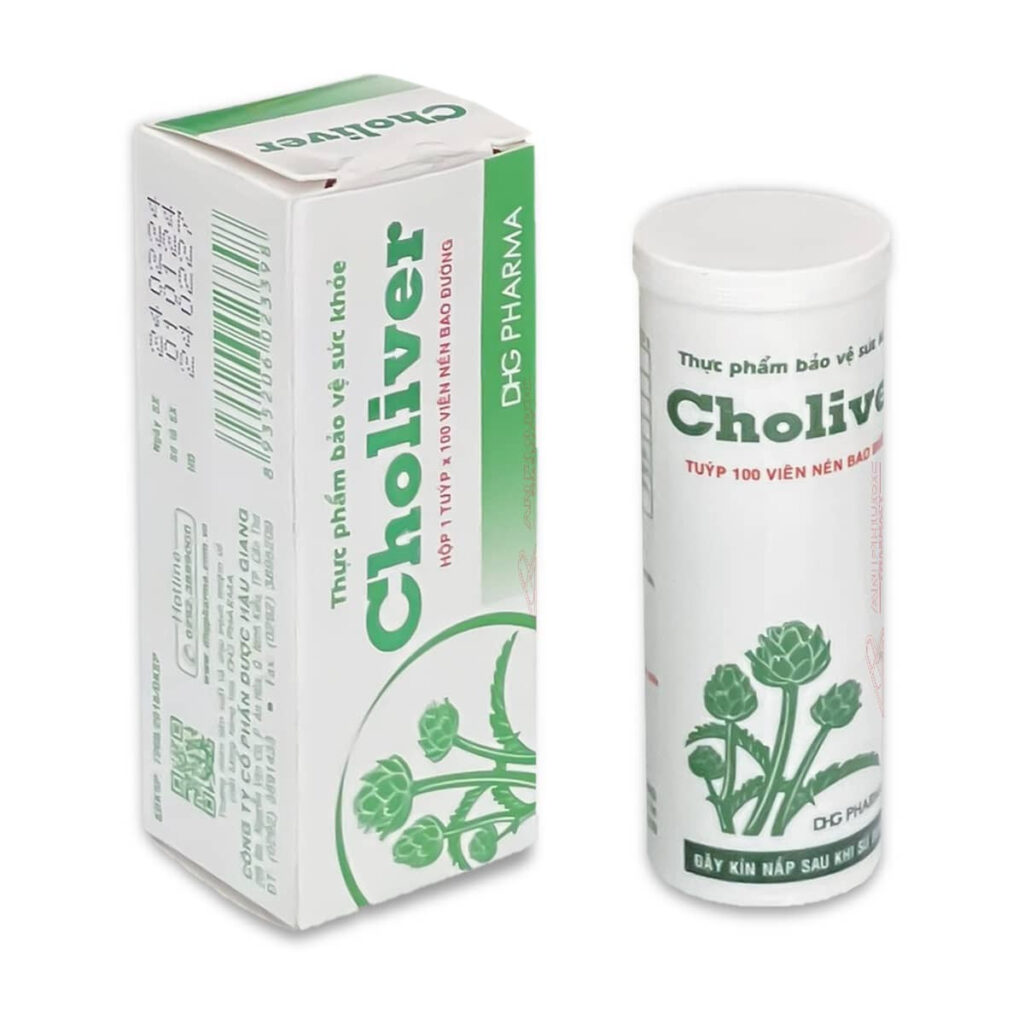 Hỗ trợ gan CHOLIVER DHG hộp 100 viên 1 Hỗ trợ gan CHOLIVER DHG hộp 100 viên