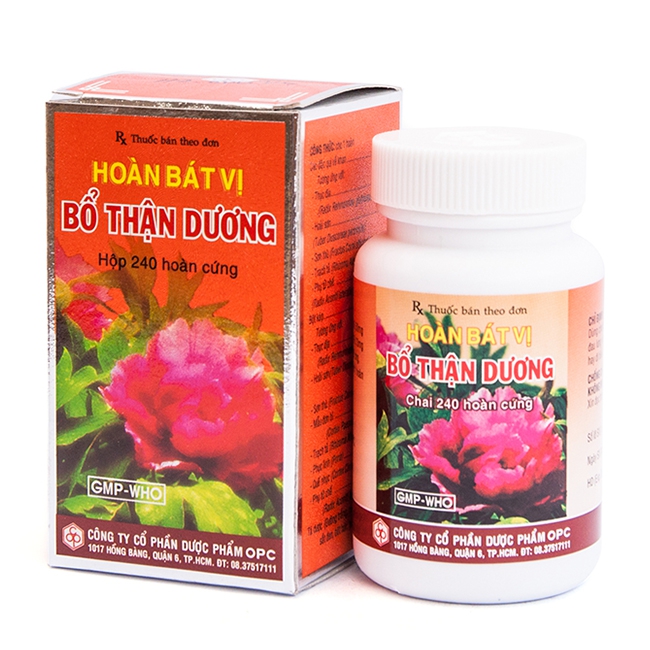 Hoàn Bát Vị Bổ Thận Dương OPC (Chai 240v) 1 Hoàn Bát Vị Bổ Thận Dương OPC (Chai 240v)