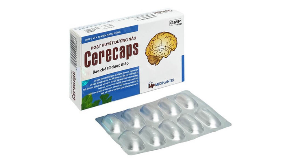 Hoạt Huyết Dưỡng Não CERECAPS Mediplantex 2 Hoạt Huyết Dưỡng Não CERECAPS Mediplantex - Ảnh 2