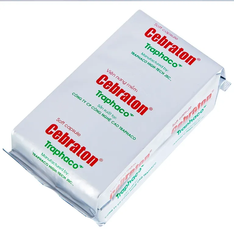 Hoạt huyết dưỡng não CEBRATON Traphaco - Hỗ trợ tuần hoàn máu não Hộp 50 viên 3 Hoạt huyết dưỡng não CEBRATON Traphaco - Hỗ trợ tuần hoàn máu não Hộp 50 viên - Ảnh 3