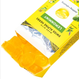 Hộp 6 gói Chanh bạc Hà Kẹo ngậm không đường Ricola Original Herb hỗ trợ làm dịu họng, giảm ho Gói 17,5g 2 Hộp 6 gói Chanh bạc Hà Kẹo ngậm không đường Ricola Original Herb hỗ trợ làm dịu họng, giảm ho Gói 17,5g - Ảnh 2
