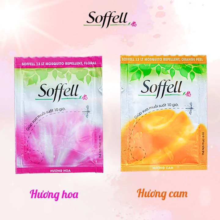 KEM BÔI DA CHỐNG MUỖI SOFFELL Gói 6G - Hương Cam 2 KEM BÔI DA CHỐNG MUỖI SOFFELL Gói 6G - Hương Cam - Ảnh 2