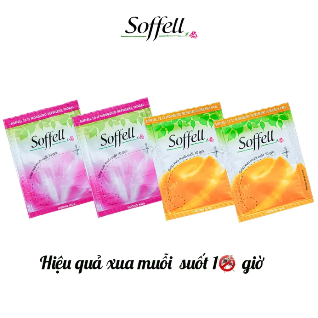 KEM BÔI DA CHỐNG MUỖI SOFFELL Gói 6G - Hương Hoa 3 KEM BÔI DA CHỐNG MUỖI SOFFELL Gói 6G - Hương Hoa - Ảnh 3