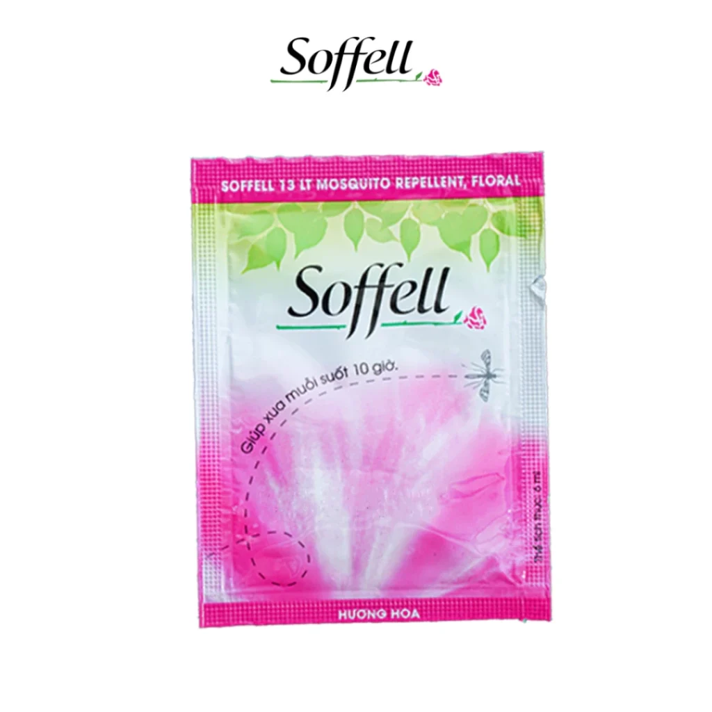 KEM BÔI DA CHỐNG MUỖI SOFFELL Gói 6G - Hương Hoa 1 KEM BÔI DA CHỐNG MUỖI SOFFELL Gói 6G - Hương Hoa