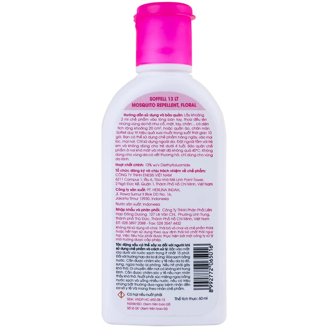 Kem Chống Muỗi Soffell Hương Hoa 60g Hỗ Trợ Xua Muỗi Bảo Vệ Đến 8 Giờ 3 Kem Chống Muỗi Soffell Hương Hoa 60g Hỗ Trợ Xua Muỗi Bảo Vệ Đến 8 Giờ - Ảnh 3