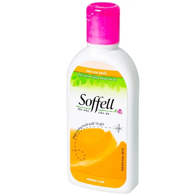 KEM CHỐNG MUỖI SOFFELL 60g - Hương Cam 3 KEM CHỐNG MUỖI SOFFELL 60g - Hương Cam - Ảnh 3
