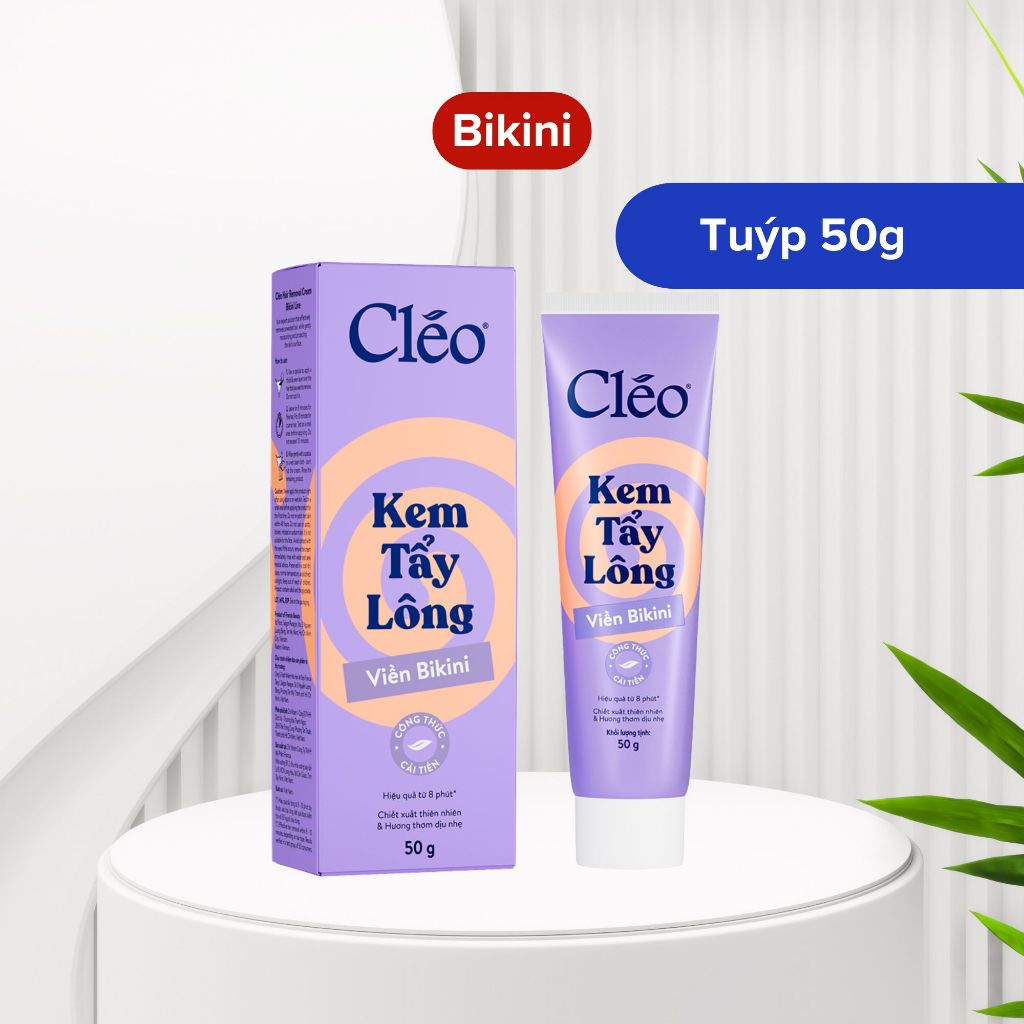 Kem Bơ Tẩy Lông CLEO tím - Tuýp 50g 2 Kem Bơ Tẩy Lông CLEO tím - Tuýp 50g - Ảnh 2