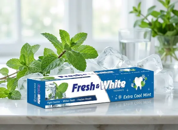 Kem Đánh Răng FRESH & WHITE 160g Biển 2 Kem Đánh Răng FRESH & WHITE 160g Biển - Ảnh 2